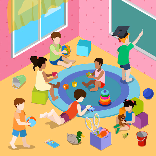 Pink city Ball Room for Kids